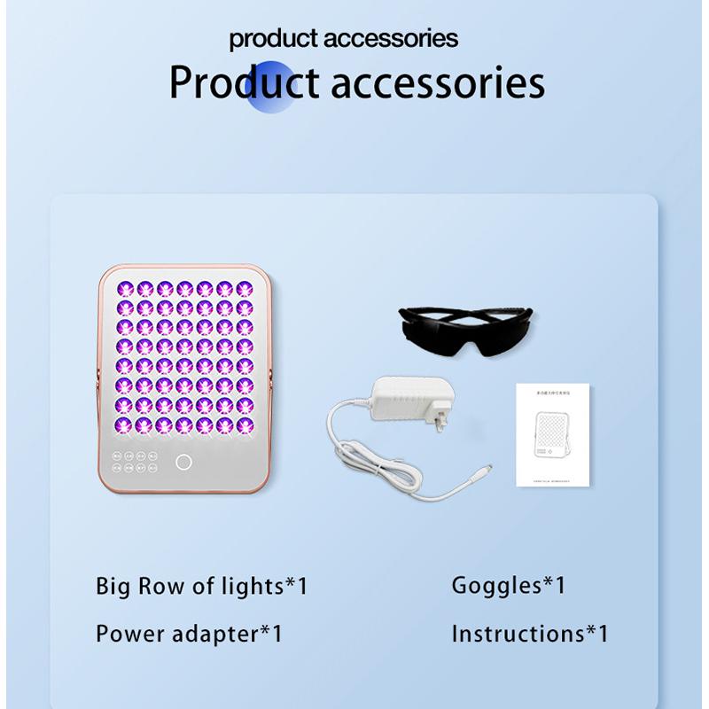 Multifunksjonell Lysrekke Skjønnhetsinstrument Husholdnings Ansiktsbleking Foton Hudskjønnhetsinstrument Sminkespeil
