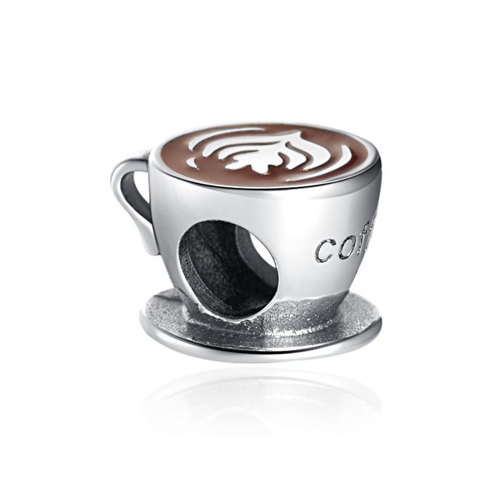 New Copper Cake Coffee Beer Strawberry Avocado Chocolate Watermelon Bead Charms Fit Bracelet Necklace Diy Jewelry