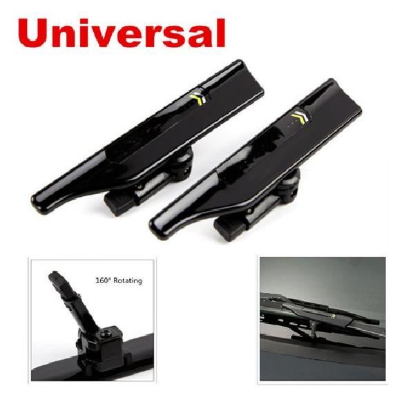 2Pcs Front Windshield Wiper Stand Blade Protector Spoiler Wing Car Accessories