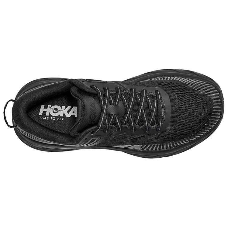 HOKA Bondi 7 Siyah Unisex Spor Ayakkabı 1110518-BBLC
