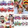 European Cup Party Glasses Football Glasses Frame Football Eyeglasses for Teen Adult Party Decoration and Sports Event