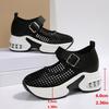 Casual Large-size Mesh Breathable Women's Shoes Autumn New Women's Comfortable Soft-soled Wedge-heeled Single Shoes