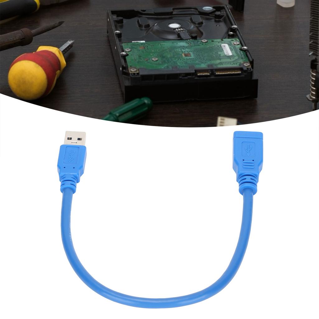 Data Line Male to Female USB 3.0 Extension Cable for Hard Disk Box Printer Equipment Connection