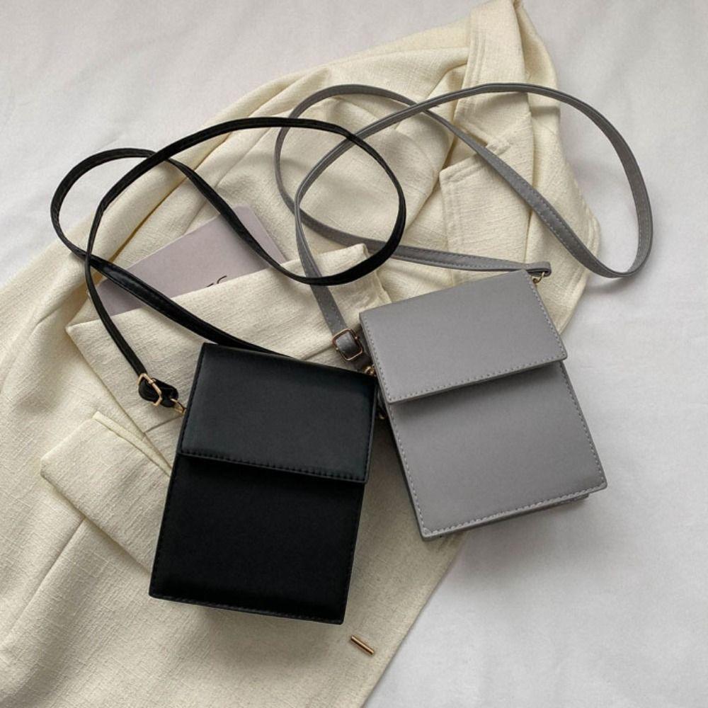 Portable Crossbody Tote Bag Simple Ladies Messenger Bag Korean Style Small Shoulder Bag  Women