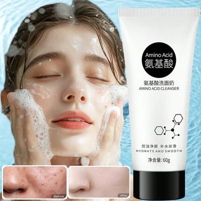 Amino Acid Facial Cleanser Deeply Cleans Dirt Gently Brightens Skin Tone Improves Complexion for All Skin Types