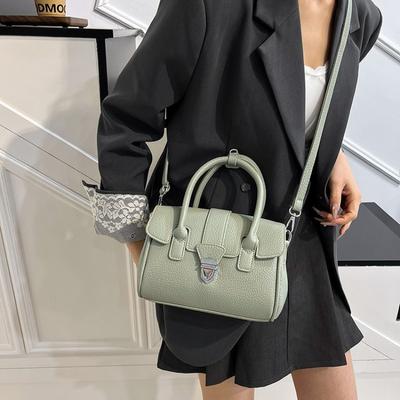 New High-end Fashion Temperament Portable Women Casual Simple Versatile Commuter Messenger Small Square Bag