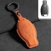 Mercedes Key Case with Alcantara, Compatible with E-Class, S-Class, C-Class, B-Class, GLC, GLB—Full Coverage Protection