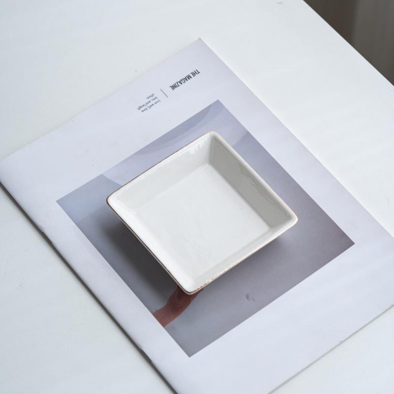 European Style Ceramic Jewelry Dish - Valentine's & Mother's Day Bracelet and Ring Display Tray