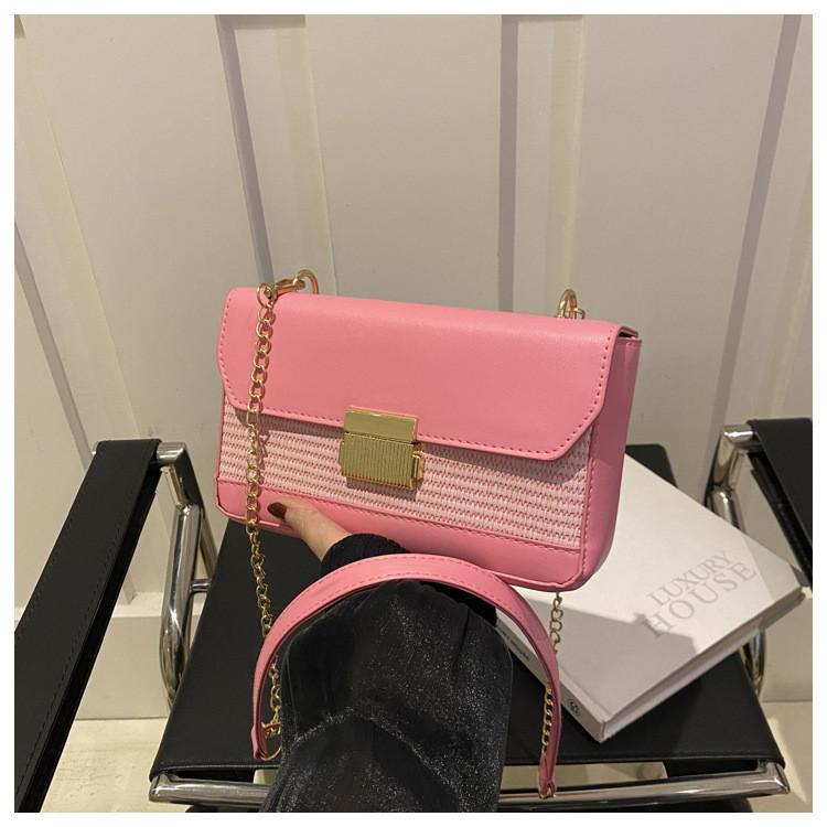 Stylish Urban Chic Small Crossbody Bag Retro Fashion Pu Leather With Lock Closure