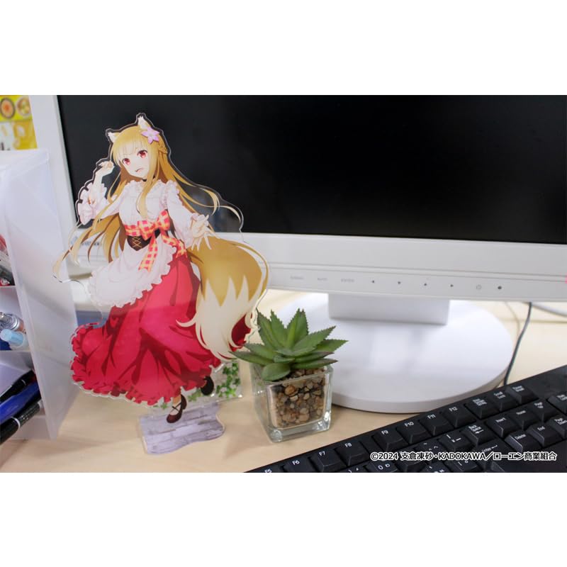 Seasonal Plants Spice and Wolf MERCHANT MEETS THE WISE WOLF Original Big Acrylic Stand [Holo of Port Town] Approx. 190 X 150mm Acrylic