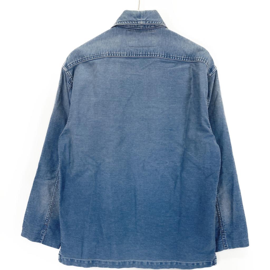 RRL Z-26-64 Indigo moleskin shawl collar denim coverall Jacket M IndigoUsed