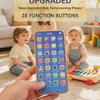 Children's Smart Realistic Toy Smartphone Educational Early Learning Device For Babies, Holiday Gift For Boys And Girls