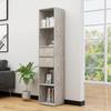 VidaXL Bookcase Concrete Grey 36x30x171 Cm Engineered Wood 802871
