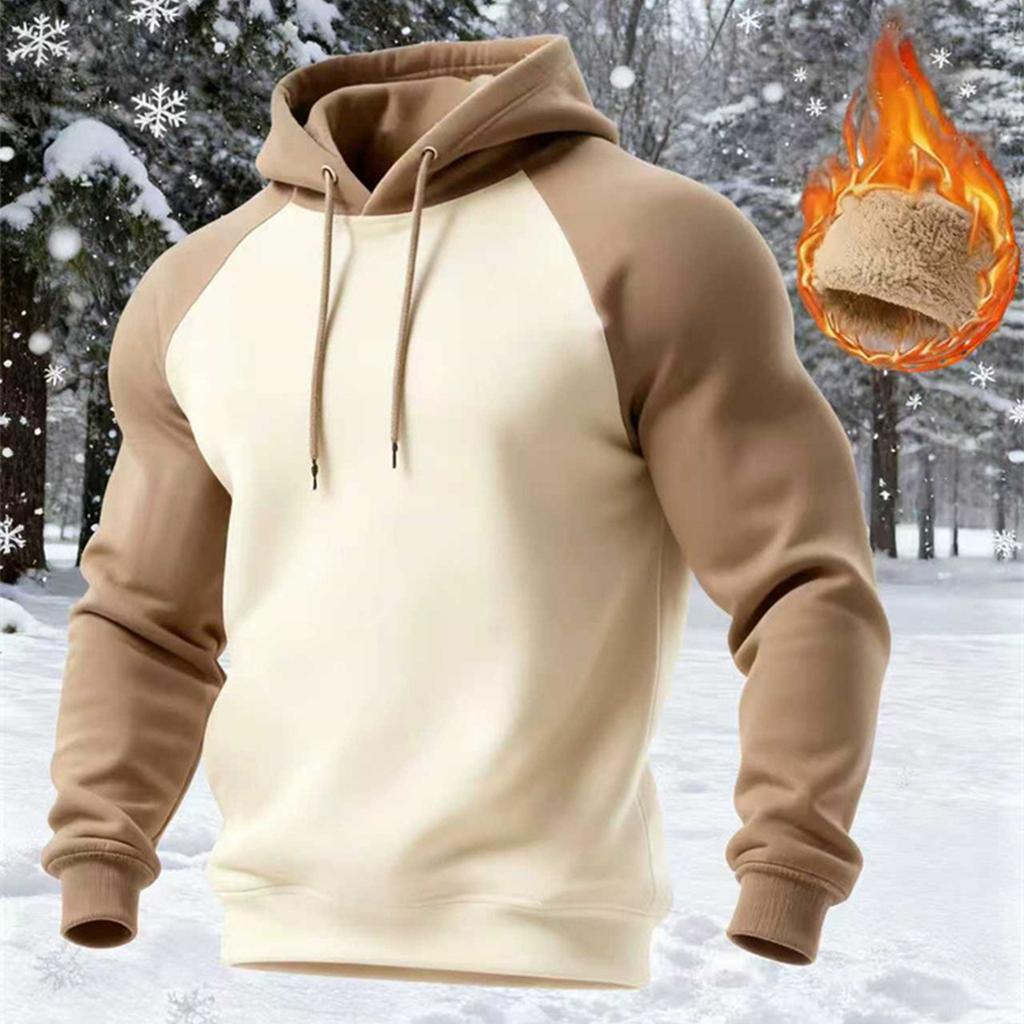 Men's Pullover Hoodies Sports Soft Blend Fleece Hooded Sweatshirts