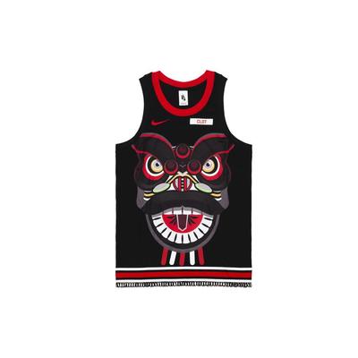 X CLOT NRG GE Jersey (Asia Sizing) Black/University Red/White Men Streetwear CQ9344-010