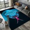 Living Room Sofa Kitchen Entrance Doormat Large Area Rugs 3D Printing Animal Snake Pattern Carpet Non Slip Balcony Floor Mat