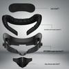 Retractable PU Leather Face Cover for MetaQuest3 - Comfortable Replacement VR Eye Mask