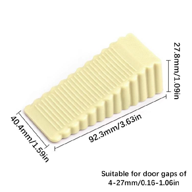 2Pcs Rubber Door Stop Safety Silicone Door Stop Door Stoppers Front Anti Collision Move Rubber Retainer Reusable