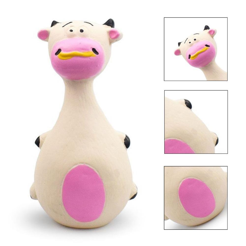 Squeaker Built-in Squeaky Chew Toy Natural Latex Interactive Dog Play Toy Indoor Entertainment