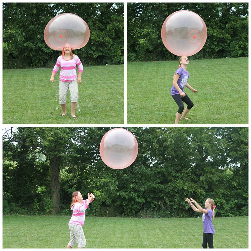 New Children Outdoor Soft Air Water Filled Bubble Ball Inflating Balloon Toy Fun Party Game Great Kids Gifts Hot Sales