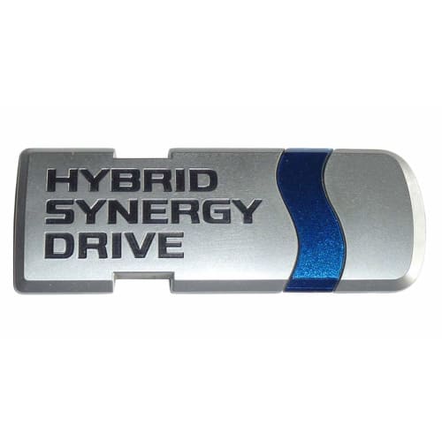 

Задняя эмблема Toyota Aqua Synergy Hybrid Drive