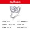 Womens Stackable Rings Irregular Moissanite Fashion OL Jewelry Non-Fading Fine Craft