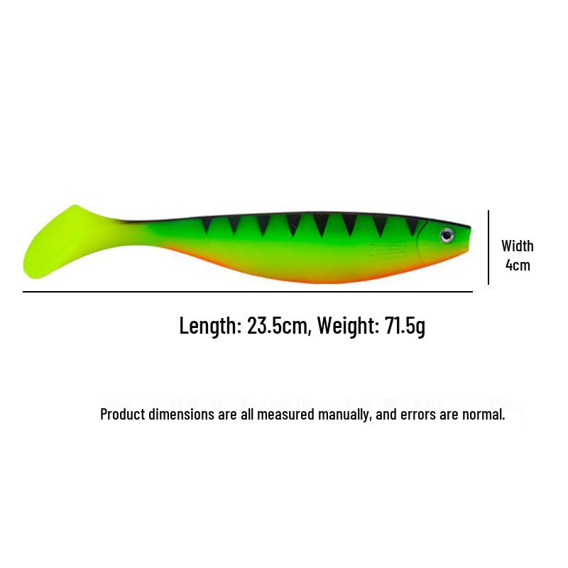 Meduza T-ocas Měkká nástraha 23,5 cm 70 g - Ideální pro hlubinný rybolov a trolling