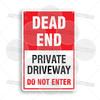 Private Property Waring Metal Sign No Trespassing Do Not Knock No Public Access Stop Boundary Line Private Restricted Road