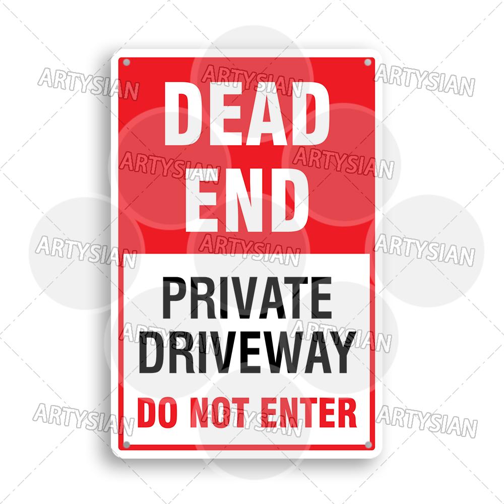 Private Property Waring Metal Sign No Trespassing Do Not Knock No Public Access Stop Boundary Line Private Restricted Road