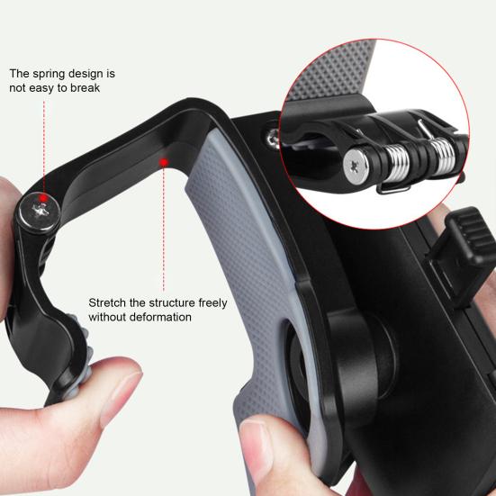 Supporto per Telefono da Auto Rotazione a 360 gradi Clip-on Supporto per Telefono da Auto Cruscotto Parabrezza Bocchetta di Ventilazione Supporto per Cellulare per Smartphone 3"-7"