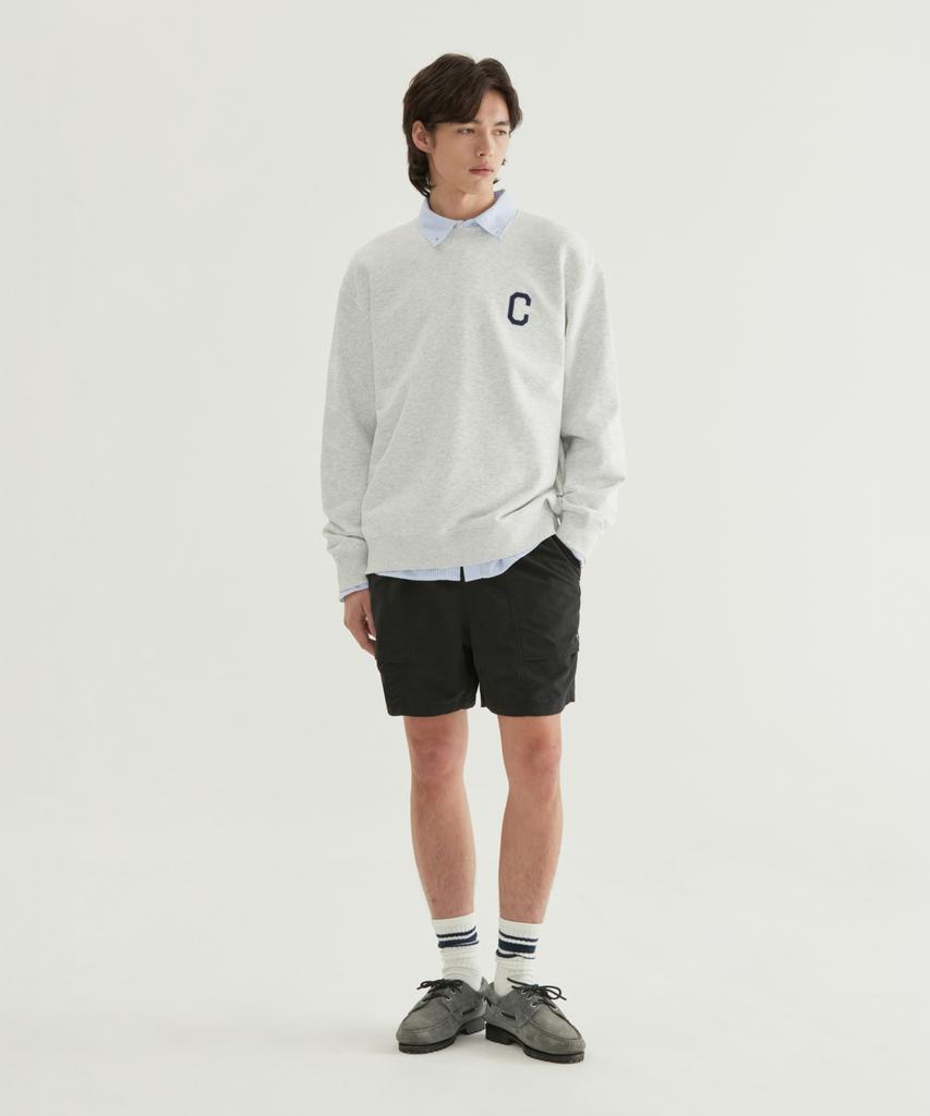 COVERNAT C Logo Sweatshirt Heather Gray