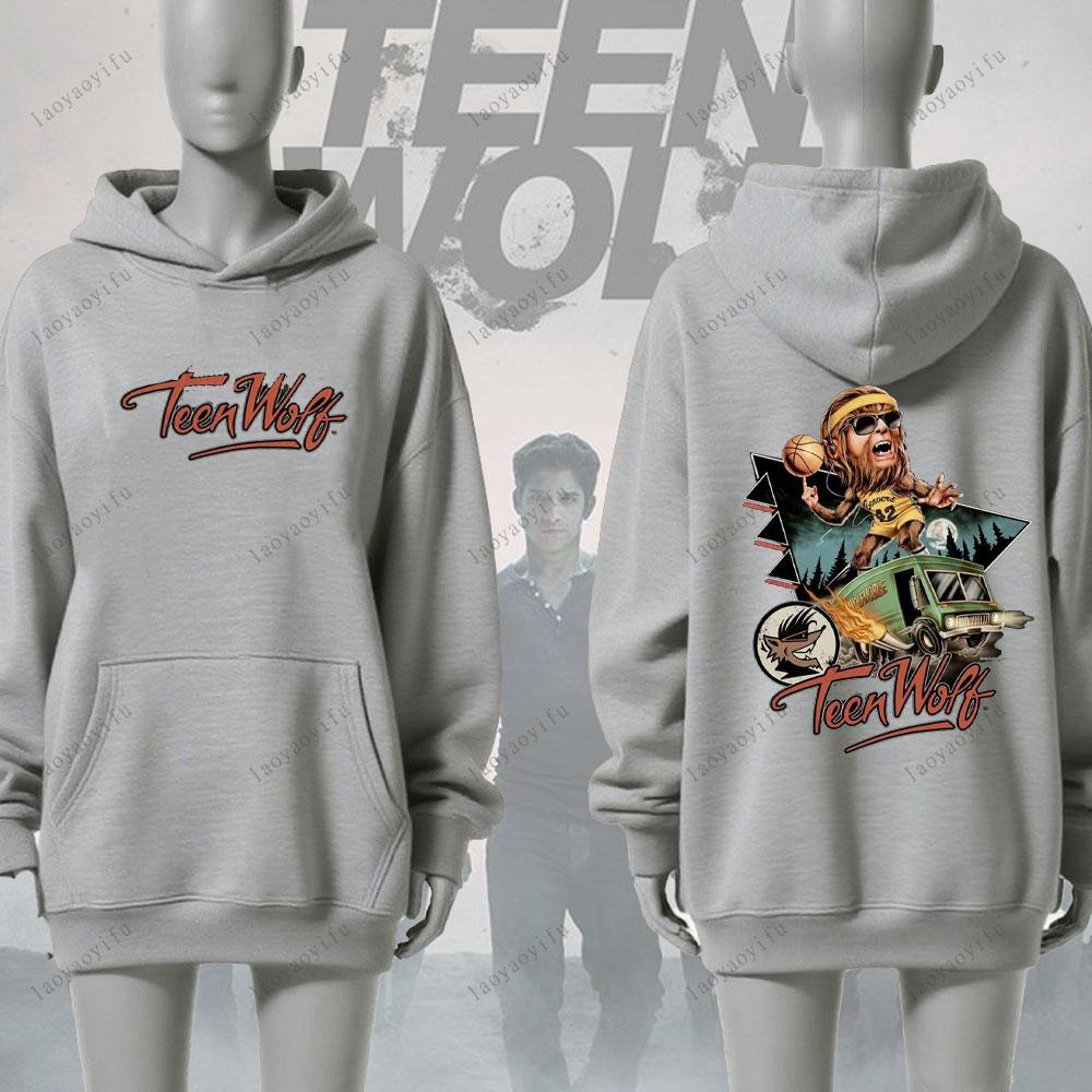 Teen Wolf Hoodie Men Pullover Novelty Trending Clothes Autumn and Winter Keep Warm Tracksuit Street Fashion Sportswear