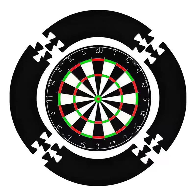 4 Stück/Set 18 Zoll Eva Dartscheiben-Umrandung Puzzlespiel Dartscheiben-Schutzring Abnehmbare Wand-Dartscheiben-Rückwand Für Indoor-Spiele