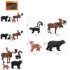 Childrens Animal Figurine Set Pvc Creative Desktop Wildlife Collection For Kids Playroom
