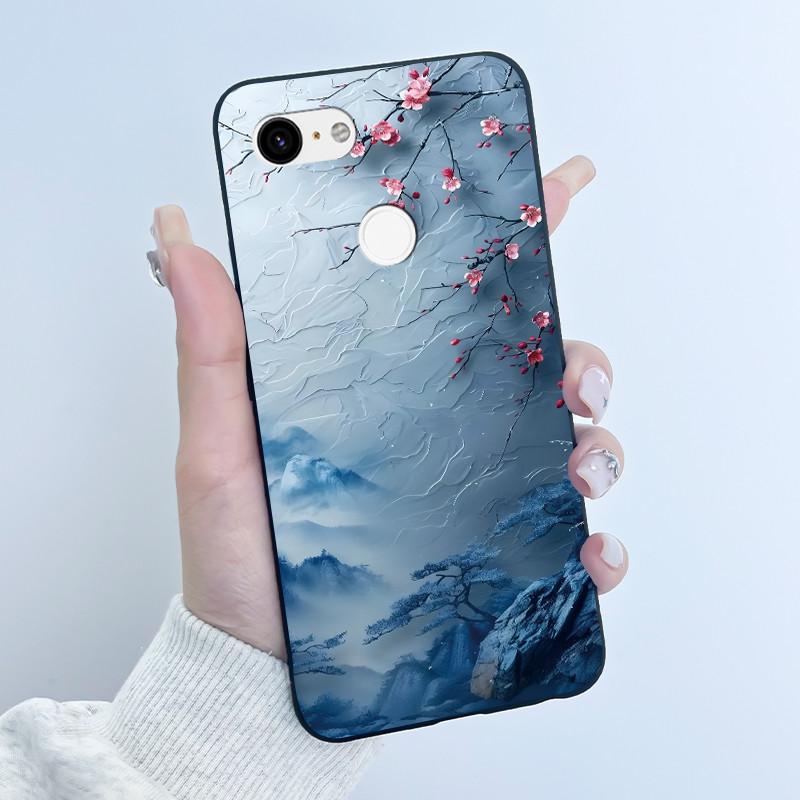 Husă Drăguță Pentru Google Pixel 3/Pixel 3XL Carcasă Imprimată Funda Pentru Google Pixel 3A XL Coque Husă Protectoare Carcasă Moale din Silicon
