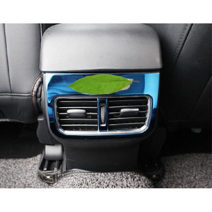 For Mazda CX-5 2017-2024 Blue Titanium Rear AC Air Outlet Vent Cover Trim 2PCS