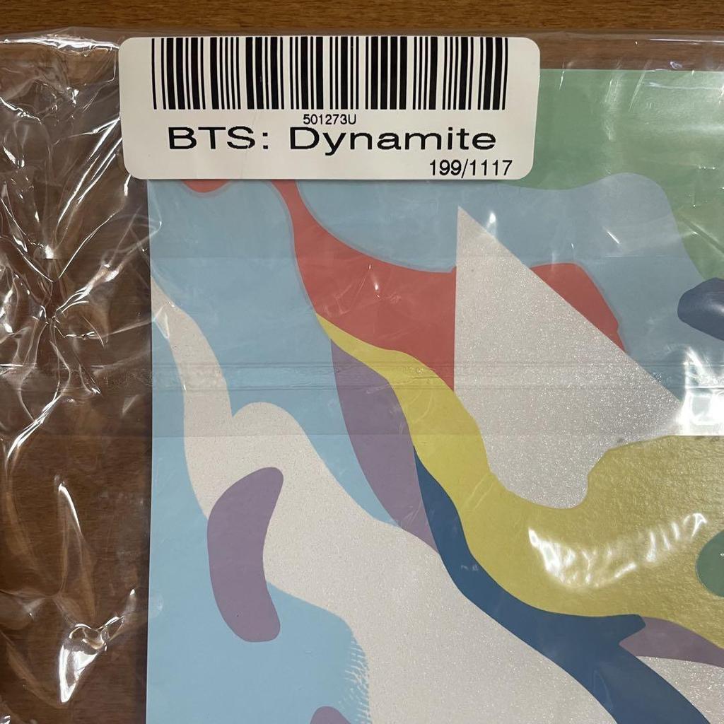 [USED] BTS K-POP Dynamite Bangtan Poster Korea