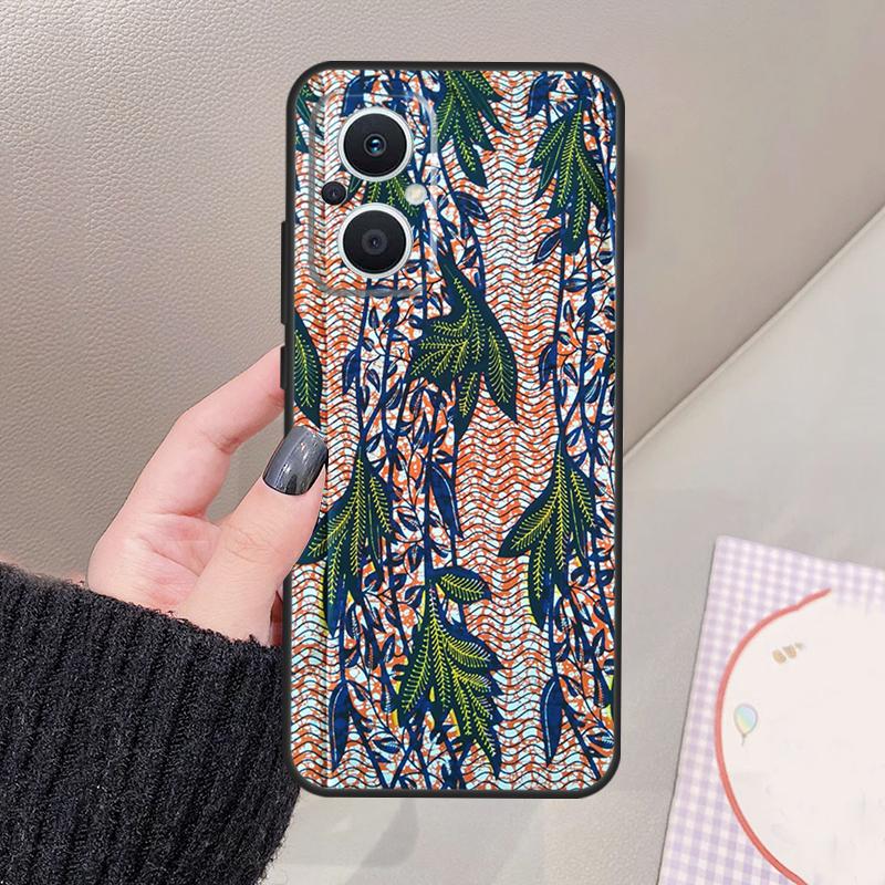 

Чехол Funda с принтом африканской ткани для OPPO Reno 12 14 13 11 10 Pro 11F 12F 13F 14F 7 8 Lite Чехол OPPO Find X6 X5 X8 X9 Pro OPPO Reno14 F