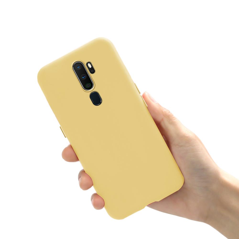 

Чехол для OPPO A9 2020 Мягкий силиконовый чехол Милые матовые чехлы для телефона в стиле конфет Для OPPO A5 2020 Чехол Fundas для OPPO A11X A 9 2020 Coque Oppo A9 2020 жёлтый