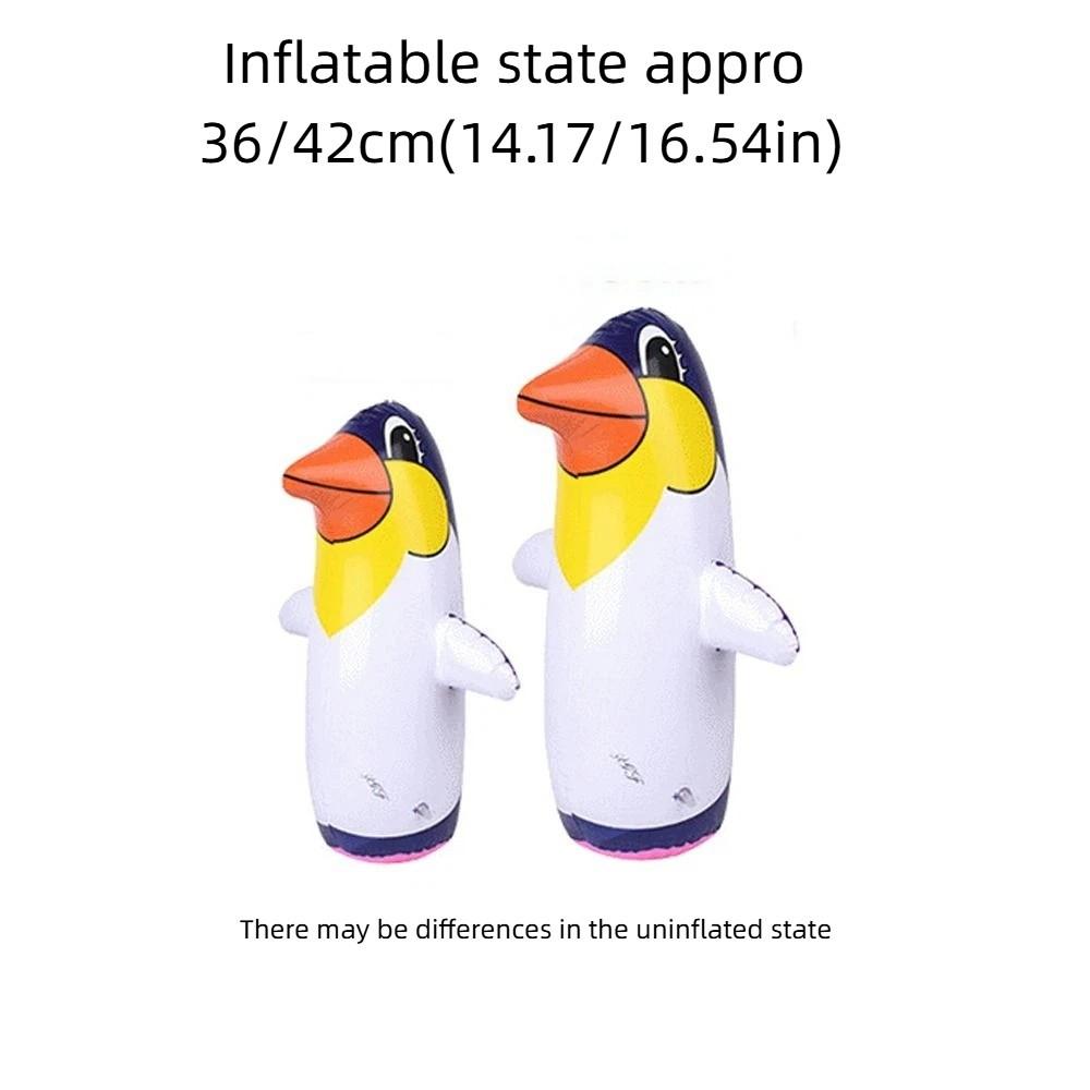 Thickened Inflatable Toys Cartoon Pattern Boxing Punching Toy Penguin Tumbler Children