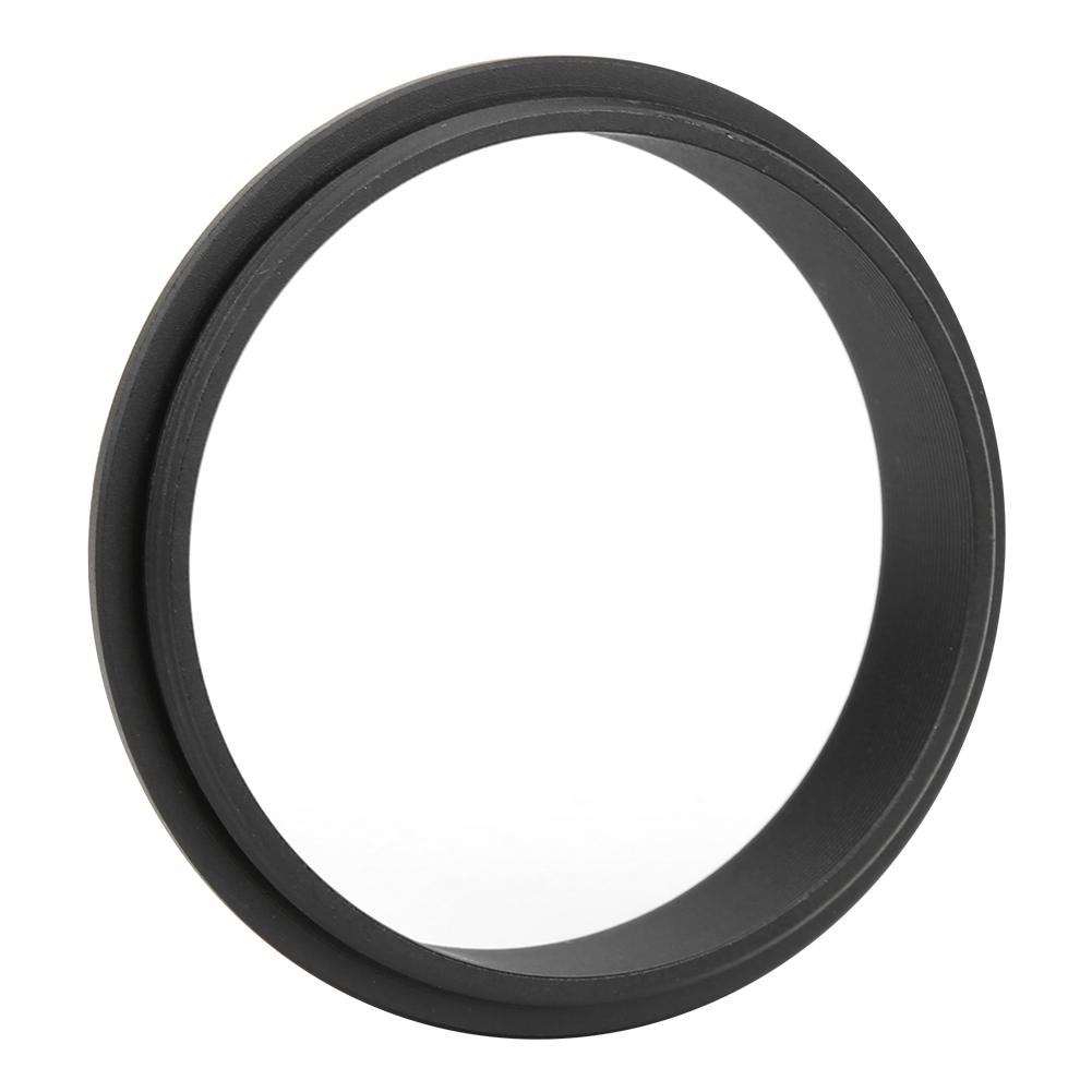 M48‑M48 Male to Male Adapter Ring Aluminium Alloy Black 48mm Thread Pitch 0.75mm Accessory