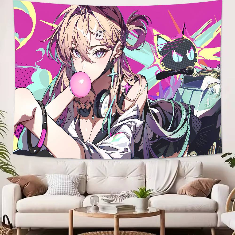 Large Fashion Pretty Hot Girl Lynae Tapestry Decoration Bedroom Dormitory Background Cloth Home Party Living Room Club Tapestry