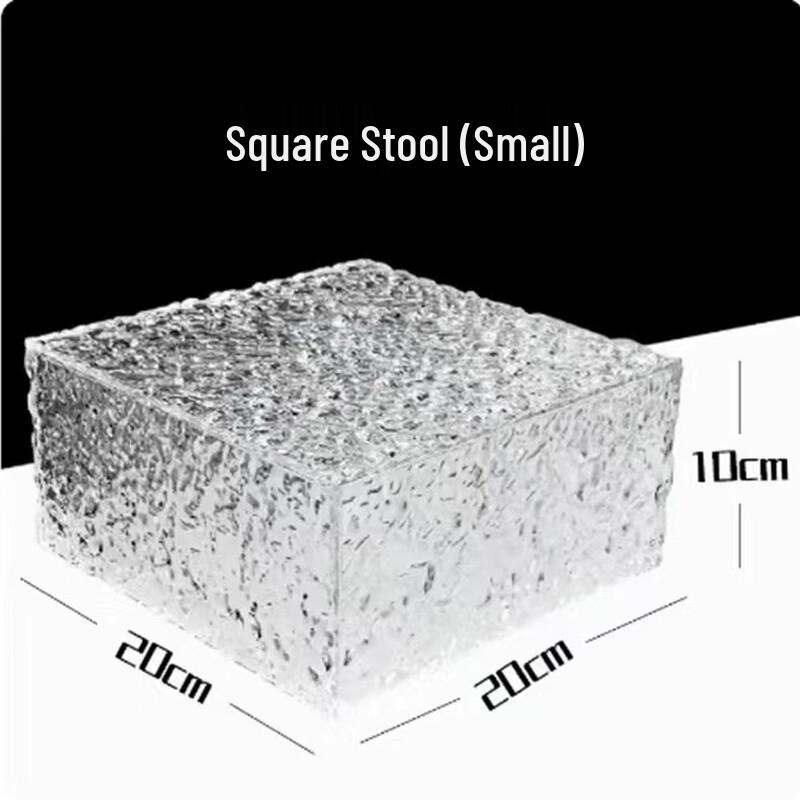 Acrylic Water Ripple Stone Pattern Dessert Display Stand