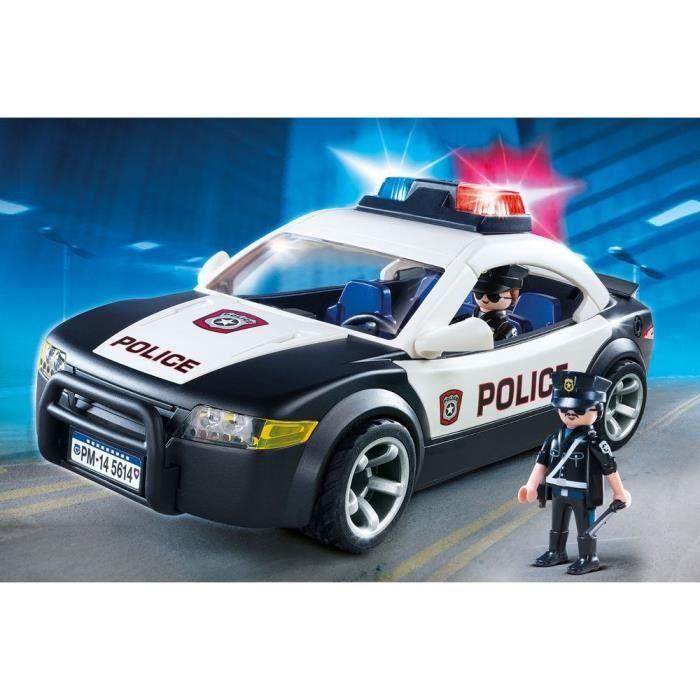 Voiture de police - playmobil - city action - 5673 - mixte - blanc - 4 ans et plus
