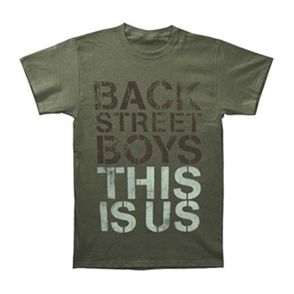 

Men s Backstreet Boys Stencil Logo Slim Fit T-Shirt Mens Womens Tees Top Green 4XL