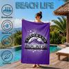Rockies Baseball Beach Towel, Microfiber Beach Towel, Perfect For Pool, Beach, Travel, Home Decor Beach Party Fan gifts