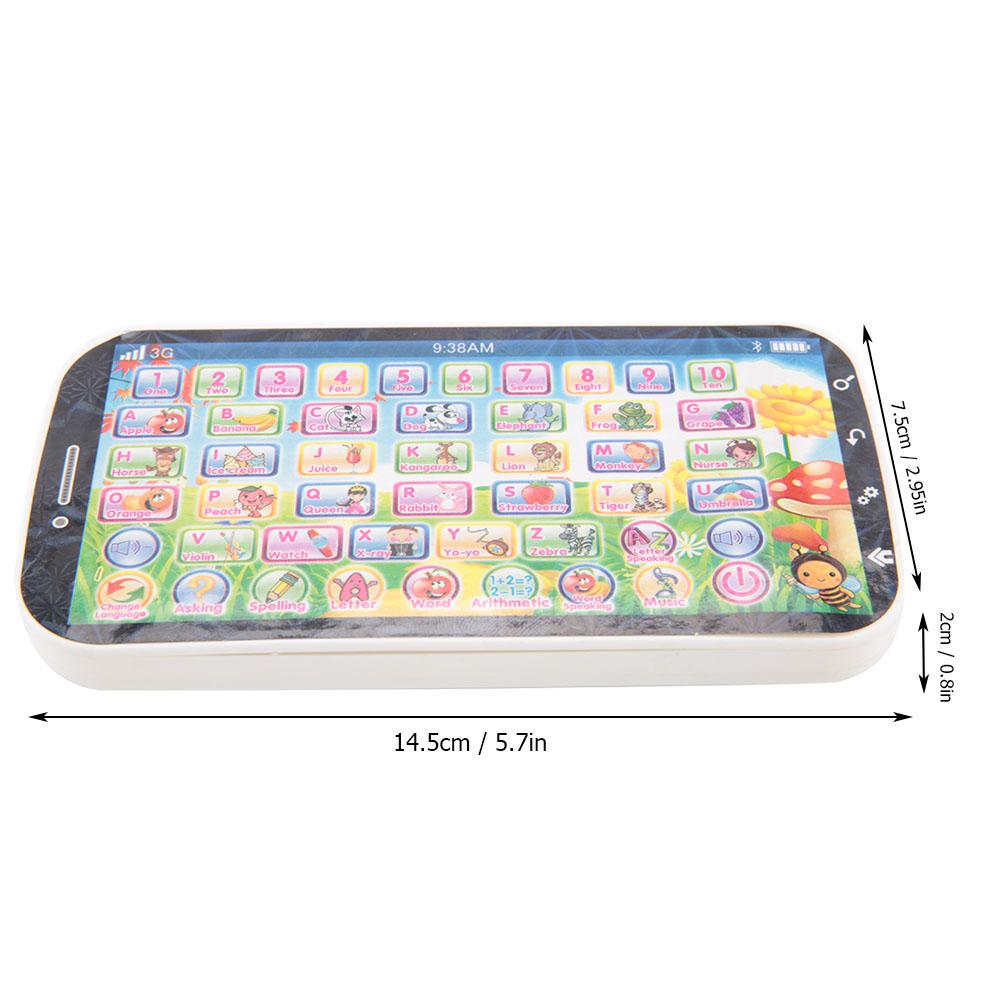 Povanjer Jouet de téléphone Portable de Simulation, Smartphone Jouet pour - Téléphone d'éducation précoce simulé,Jouet interactif léger de téléphone de 10000+ Fonctions Rechargeable pour Le Voyage