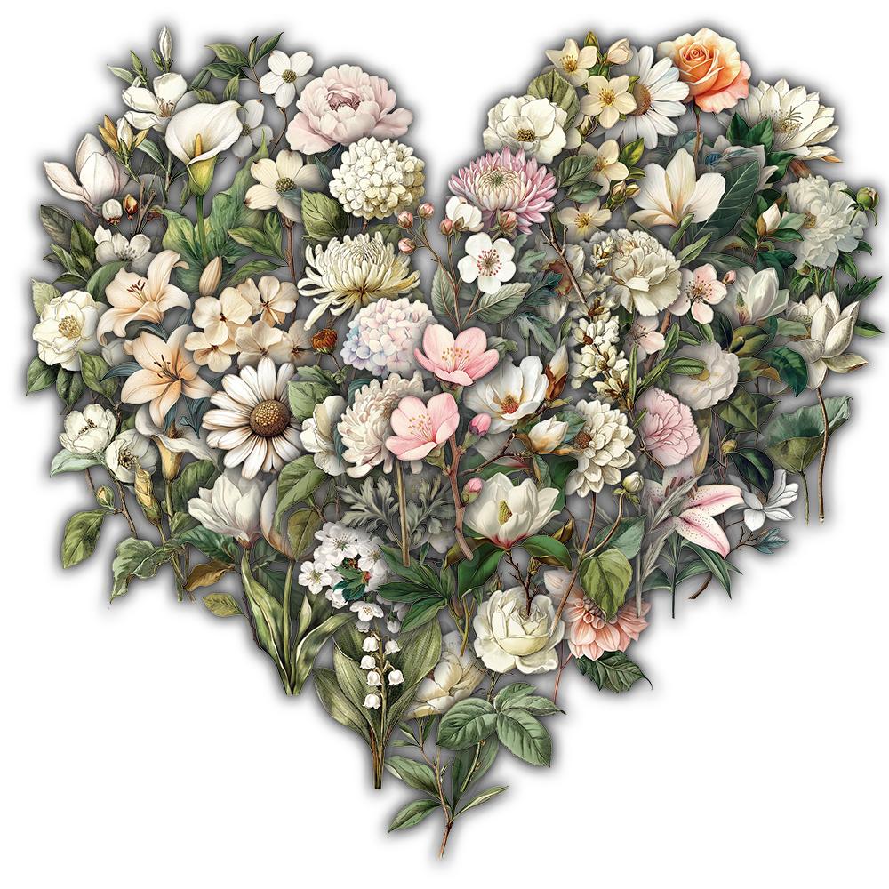 

50PCS Vintage Long Branched Flower Stickers Nostalgia Laptop Restaurant Cool Cafe Room Scrapbooking Creative Landscape Sticker