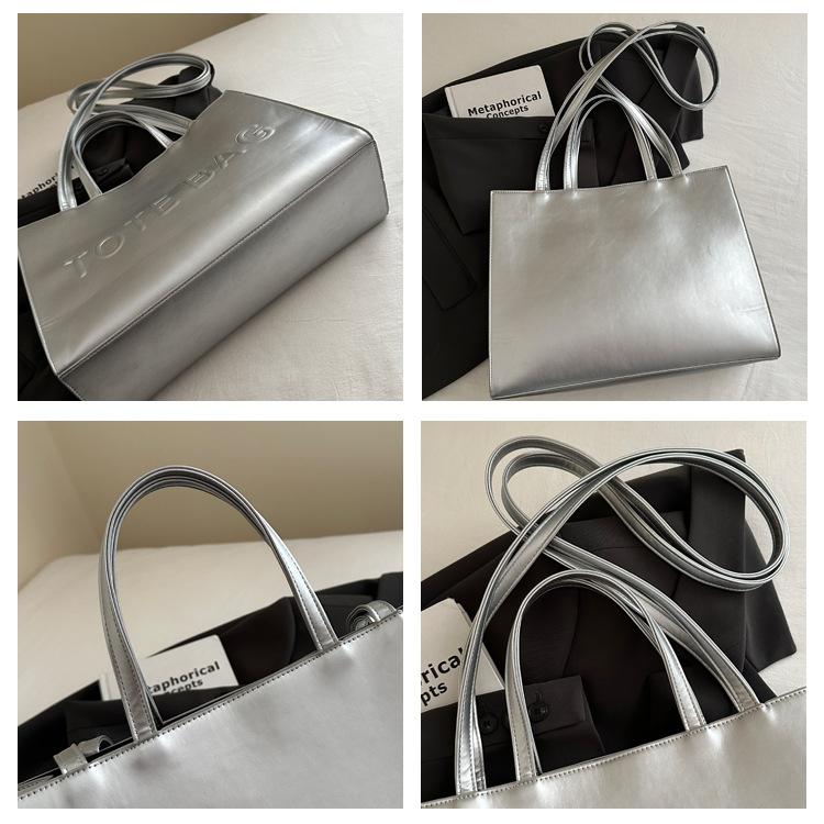 Minimalistische koreanische Tragetasche für Damen, große Kapazität, für Pendler, Umhängetasche CLE