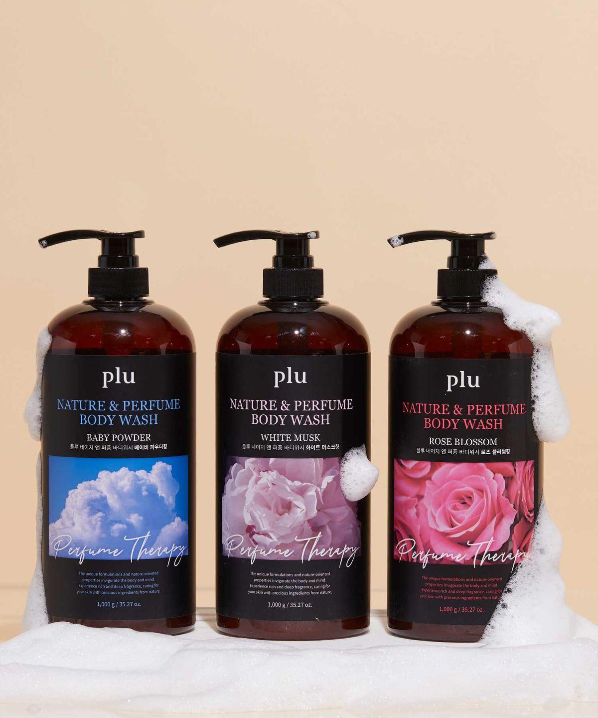 Nature & Perfume Body Wash 1000g (2 bottles) Wash White Musk 1000g